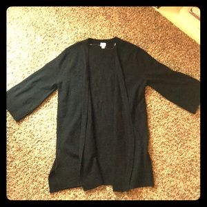 Black cardigan